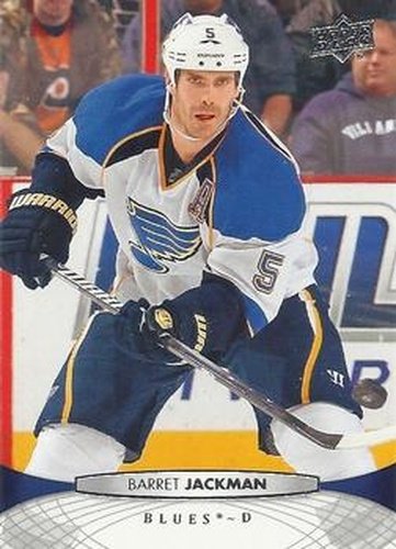#294 Barret Jackman - St. Louis Blues - 2011-12 Upper Deck Hockey