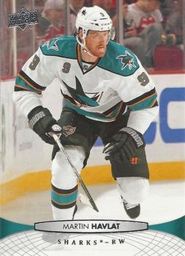 #295 Martin Havlat - San Jose Sharks - 2011-12 Upper Deck Hockey