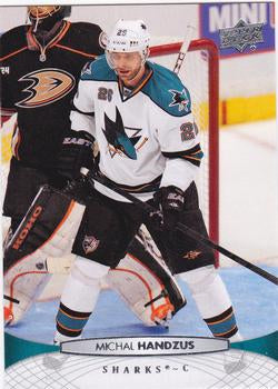 #299 Michal Handzus - San Jose Sharks - 2011-12 Upper Deck Hockey