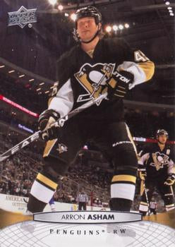 #304 Arron Asham - Pittsburgh Penguins - 2011-12 Upper Deck Hockey