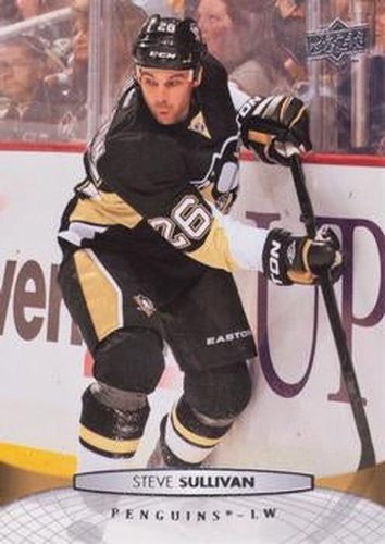 #307 Steve Sullivan - Pittsburgh Penguins - 2011-12 Upper Deck Hockey