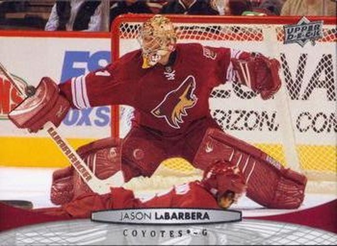 #309 Jason LaBarbera - Phoenix Coyotes - 2011-12 Upper Deck Hockey