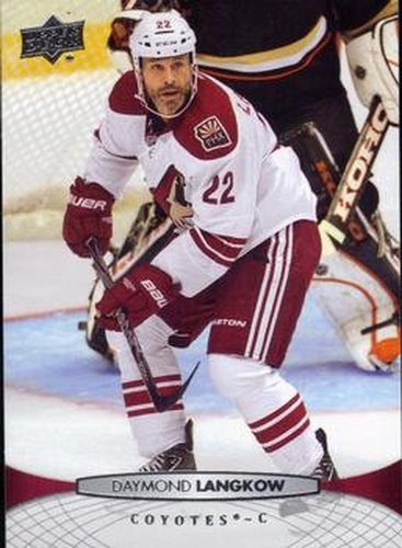 #311 Daymond Langkow - Phoenix Coyotes - 2011-12 Upper Deck Hockey