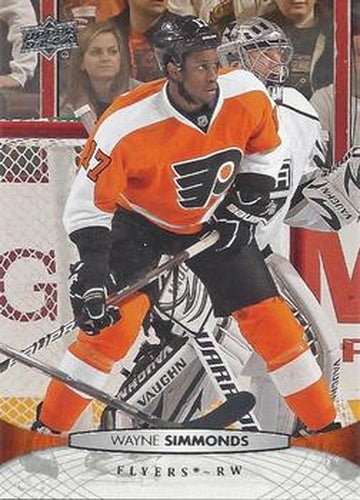 #317 Wayne Simmonds - Philadelphia Flyers - 2011-12 Upper Deck Hockey