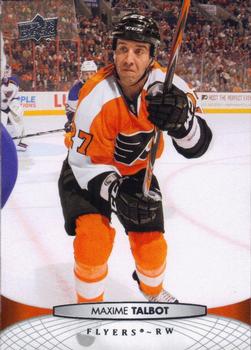 #320 Maxime Talbot - Philadelphia Flyers - 2011-12 Upper Deck Hockey