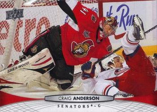 #324 Craig Anderson - Ottawa Senators - 2011-12 Upper Deck Hockey
