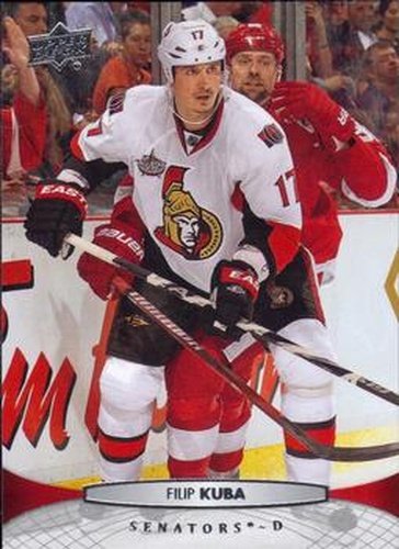 #327 Filip Kuba - Ottawa Senators - 2011-12 Upper Deck Hockey