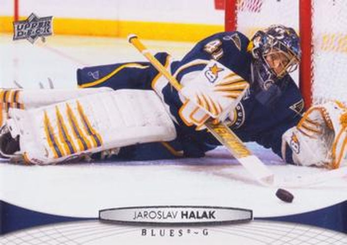 #32 Jaroslav Halak - St. Louis Blues - 2011-12 Upper Deck Hockey