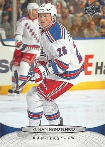 #331 Ruslan Fedotenko - New York Rangers - 2011-12 Upper Deck Hockey