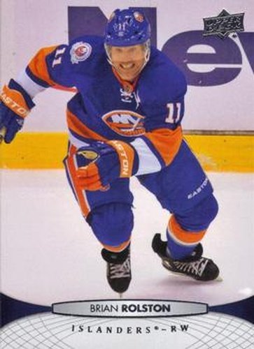 #339 Brian Rolston - New York Islanders - 2011-12 Upper Deck Hockey