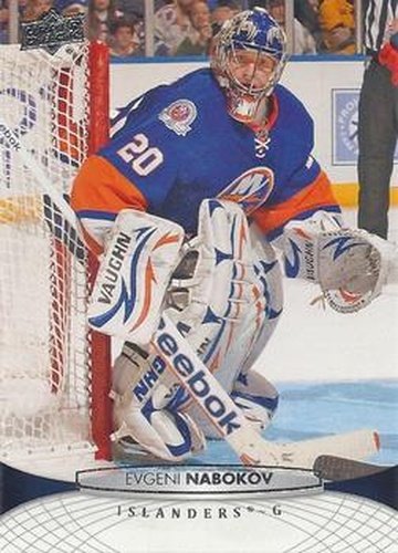 #340 Evgeni Nabokov - New York Islanders - 2011-12 Upper Deck Hockey