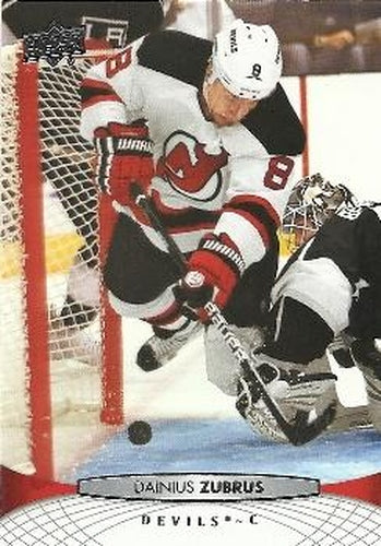 #344 Dainius Zubrus - New Jersey Devils - 2011-12 Upper Deck Hockey