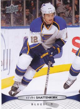#35 Kevin Shattenkirk - St. Louis Blues - 2011-12 Upper Deck Hockey