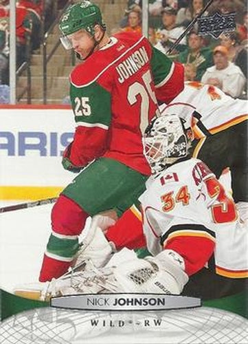 #366 Nick Johnson - Minnesota Wild - 2011-12 Upper Deck Hockey