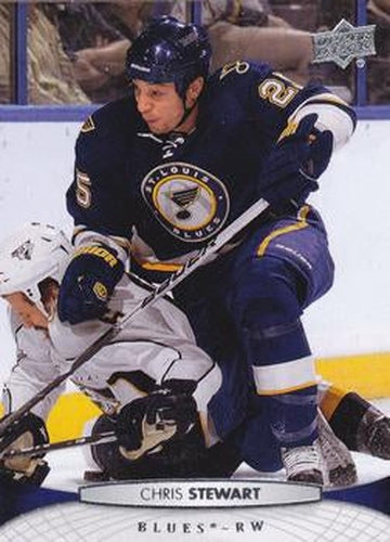 #36 Chris Stewart - St. Louis Blues - 2011-12 Upper Deck Hockey