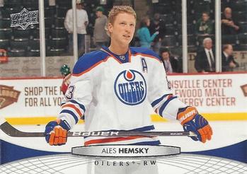 #382 Ales Hemsky - Edmonton Oilers - 2011-12 Upper Deck Hockey