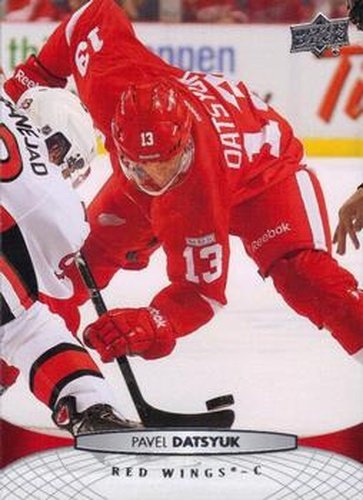 #387 Pavel Datsyuk - Detroit Red Wings - 2011-12 Upper Deck Hockey