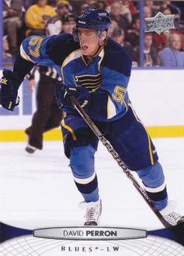 #38 David Perron - St. Louis Blues - 2011-12 Upper Deck Hockey