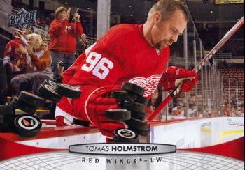 #390 Tomas Holmstrom - Detroit Red Wings - 2011-12 Upper Deck Hockey