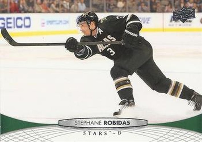 #398 Stephane Robidas - Dallas Stars - 2011-12 Upper Deck Hockey