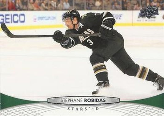 #398 Stephane Robidas - Dallas Stars - 2011-12 Upper Deck Hockey