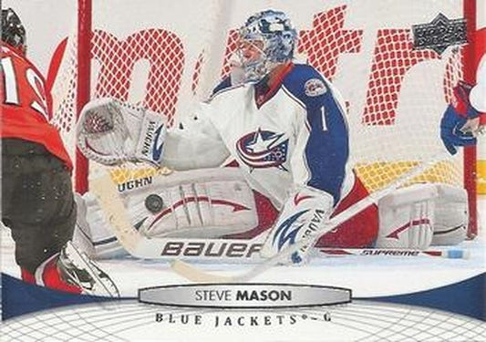#401 Steve Mason - Columbus Blue Jackets - 2011-12 Upper Deck Hockey