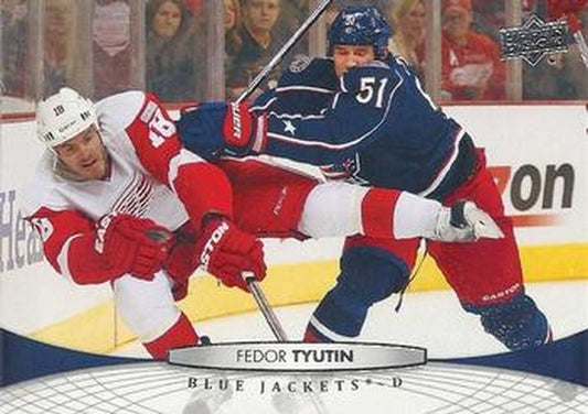 #402 Fedor Tyutin - Columbus Blue Jackets - 2011-12 Upper Deck Hockey