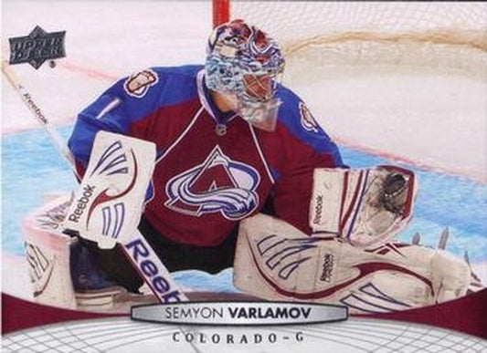 #408 Semyon Varlamov - Colorado Avalanche - 2011-12 Upper Deck Hockey