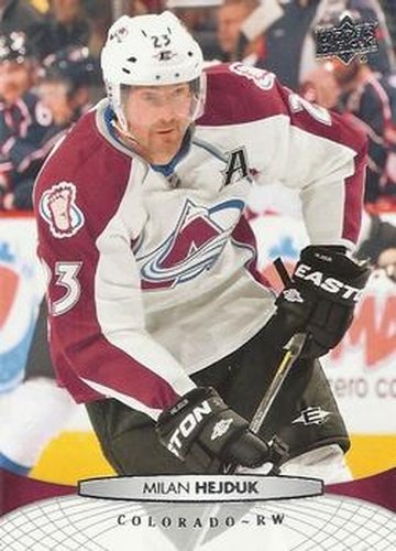 #409 Milan Hejduk - Colorado Avalanche - 2011-12 Upper Deck Hockey