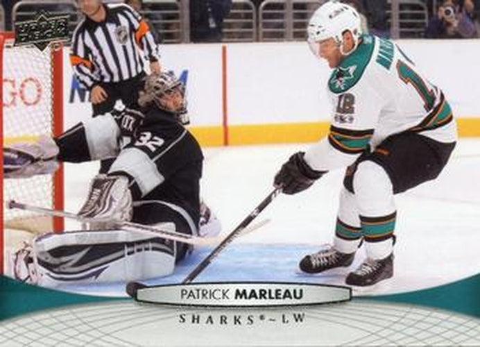 #40 Patrick Marleau - San Jose Sharks - 2011-12 Upper Deck Hockey