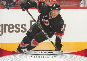#418 Zach Boychuk - Carolina Hurricanes - 2011-12 Upper Deck Hockey