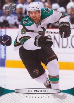 #41 Joe Pavelski - San Jose Sharks - 2011-12 Upper Deck Hockey