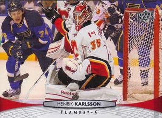 #427 Henrik Karlsson - Calgary Flames - 2011-12 Upper Deck Hockey