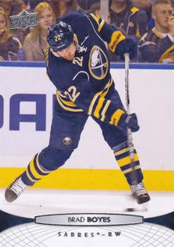 #429 Brad Boyes - Buffalo Sabres - 2011-12 Upper Deck Hockey