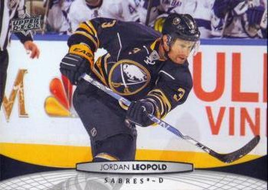 #435 Jordan Leopold - Buffalo Sabres - 2011-12 Upper Deck Hockey