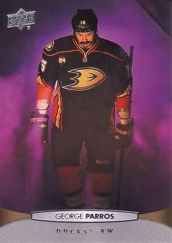 #447 George Parros - Anaheim Ducks - 2011-12 Upper Deck Hockey