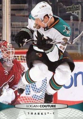 #44 Logan Couture - San Jose Sharks - 2011-12 Upper Deck Hockey