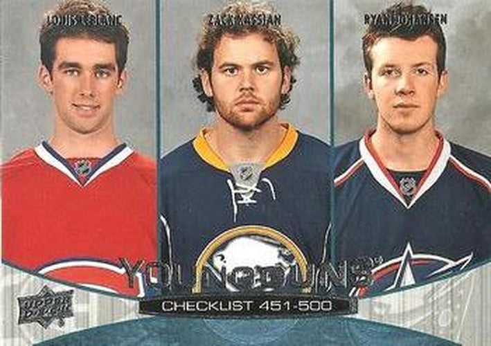 #500 Louis Leblanc / Zack Kassian / Ryan Johansen - Montreal Canadiens / Buffalo Sabres / Columbus Blue Jackets - 2011-12 Upper Deck Hockey