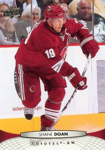 #53 Shane Doan - Phoenix Coyotes - 2011-12 Upper Deck Hockey