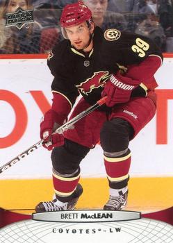 #56 Brett MacLean - Phoenix Coyotes - 2011-12 Upper Deck Hockey