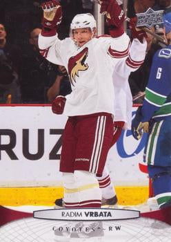 #58 Radim Vrbata - Phoenix Coyotes - 2011-12 Upper Deck Hockey