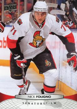 #69 Nick Foligno - Ottawa Senators - 2011-12 Upper Deck Hockey