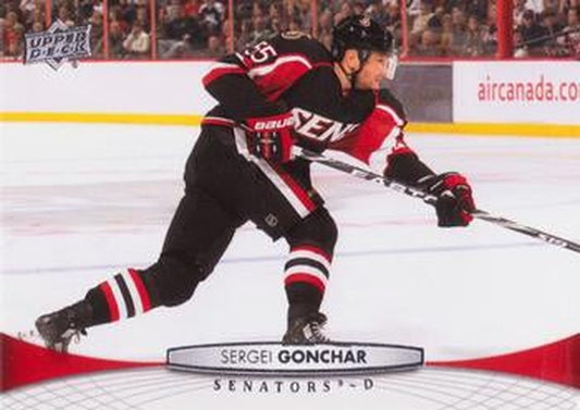 #70 Sergei Gonchar - Ottawa Senators - 2011-12 Upper Deck Hockey
