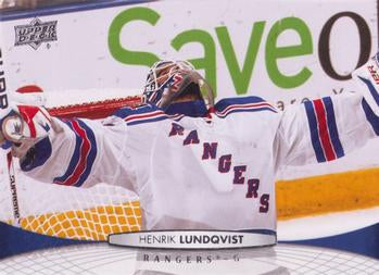 #73 Henrik Lundqvist - New York Rangers - 2011-12 Upper Deck Hockey