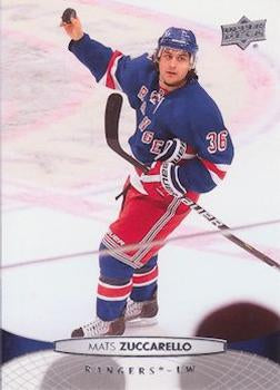 #78 Mats Zuccarello-Aasen - New York Rangers - 2011-12 Upper Deck Hockey