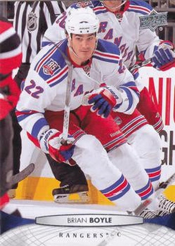 #79 Brian Boyle - New York Rangers - 2011-12 Upper Deck Hockey