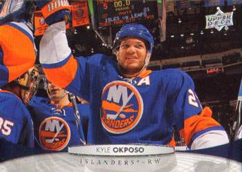 #84 Kyle Okposo - New York Islanders - 2011-12 Upper Deck Hockey