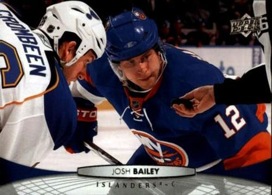 #85 Josh Bailey - New York Islanders - 2011-12 Upper Deck Hockey