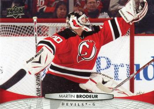 #87 Martin Brodeur - New Jersey Devils - 2011-12 Upper Deck Hockey