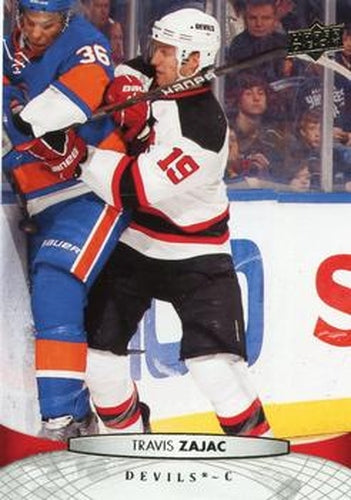 #89 Travis Zajac - New Jersey Devils - 2011-12 Upper Deck Hockey